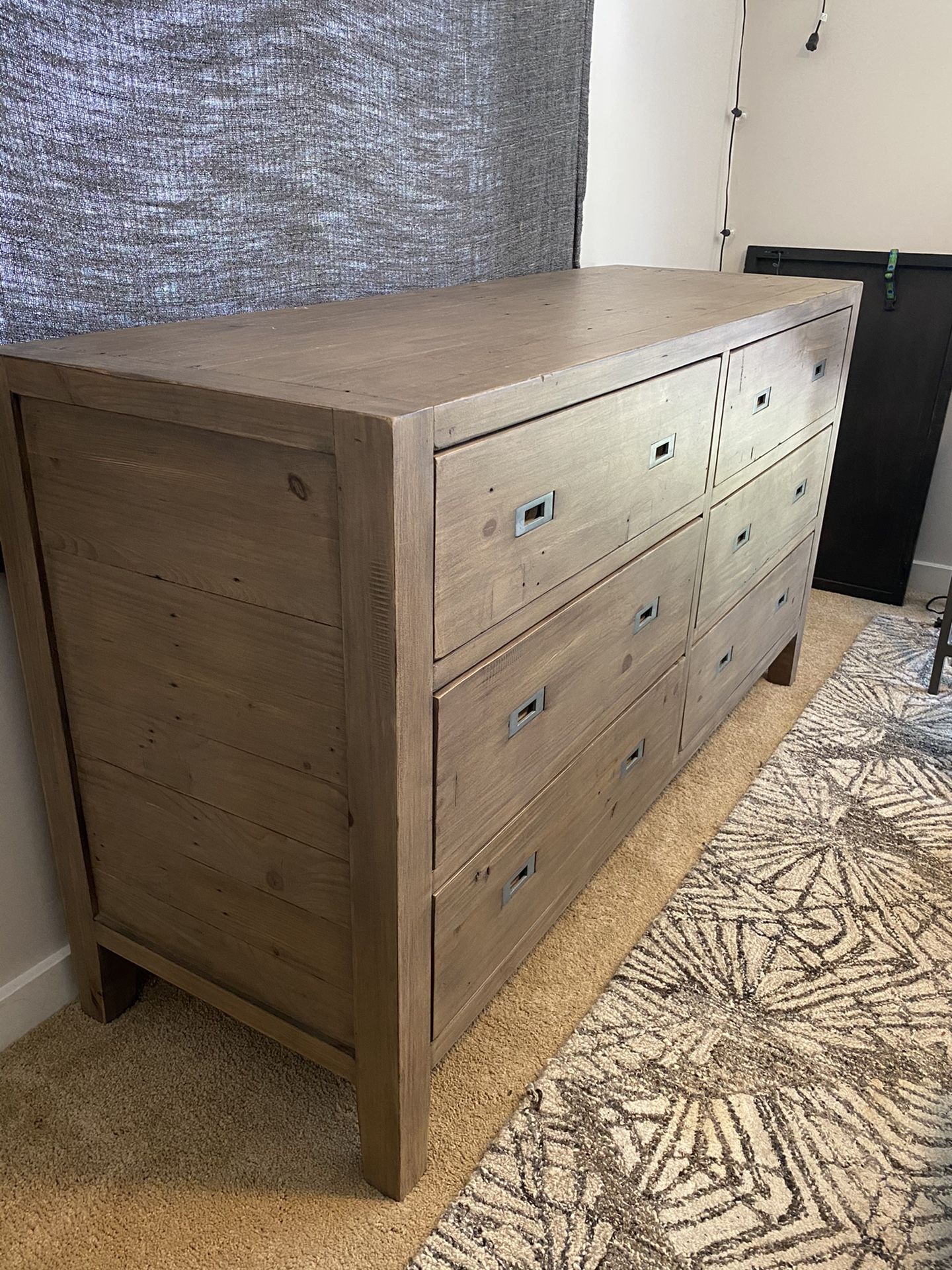Crate Barrel Morris Ash Gray 6 Drawer Dresser for Sale in San
