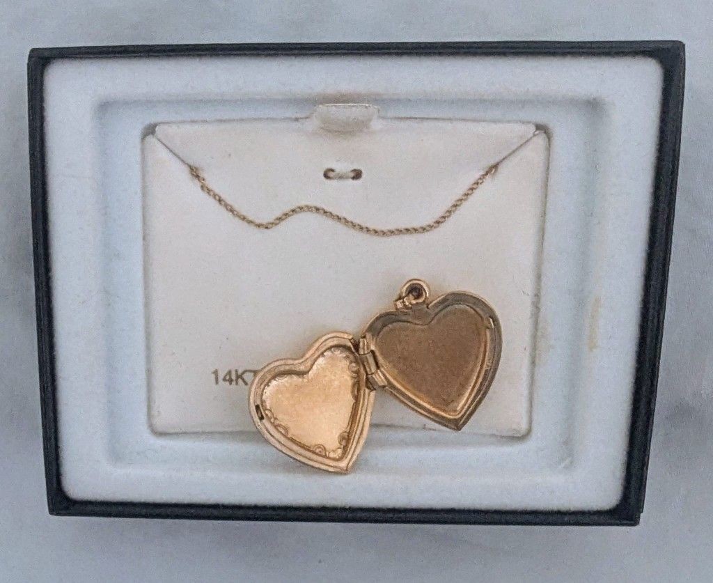 Gold Heart Locket