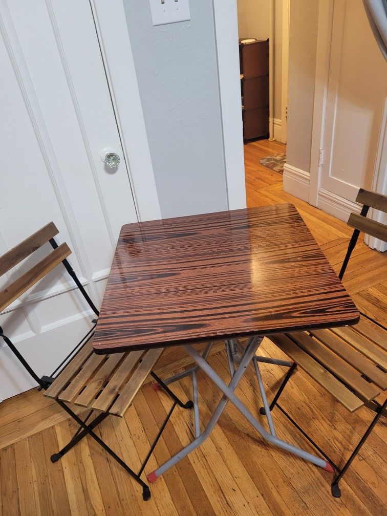 Small Table And Two Chairs