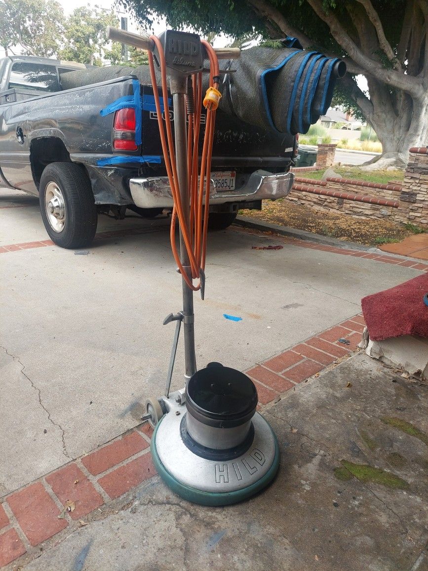 HILD SCRUBBING FLOOR MACHINE 285.00. 15 Inch Disc