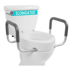 Toilet Seat Riser with Handles