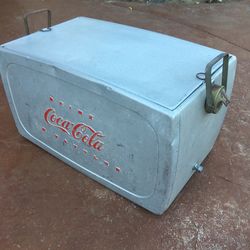 Coca-Cola vintage all aluminum cooler