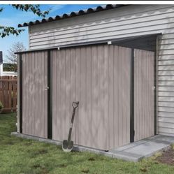 New inbox！5.5x7.5 metal shed