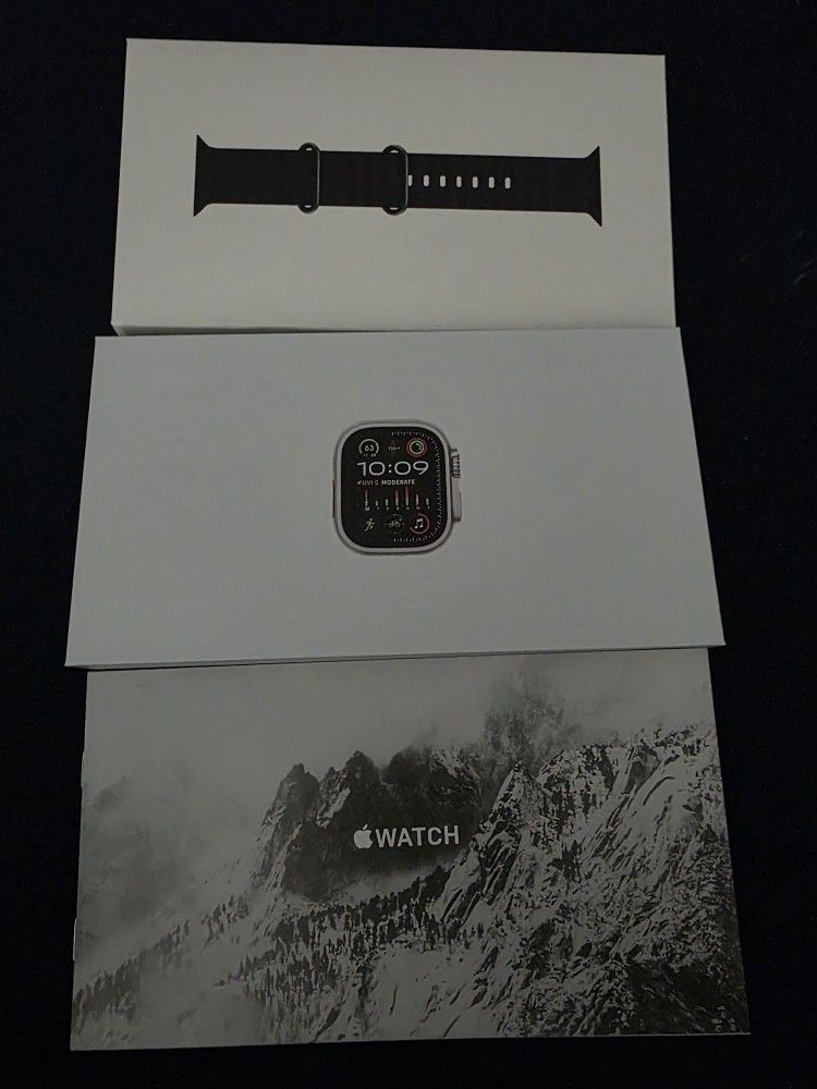 Apple Watch Ultra 2 49mm BLACK TI black Band