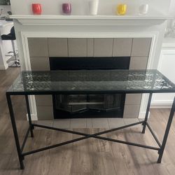 Glass Sofa Table 