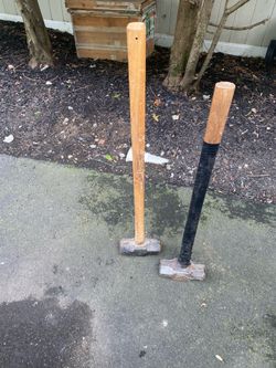 Two sledgehammers