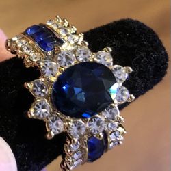 CUBIC ZIRCONIA CZ ENGAGEMENT RING SIZE 7