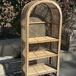 Wicker Rattan Outdoor Shelf