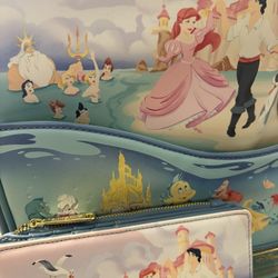 The Little Mermaid Loungefly Mini Backpack With Wallet 