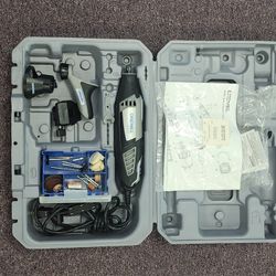 Dremel 4000 Variable Speed Rotary Tool Kit with Sanding/Grinding Guide, Cutting Guide, Detailers Grip Attachment, Various Bits, and Carrying Case