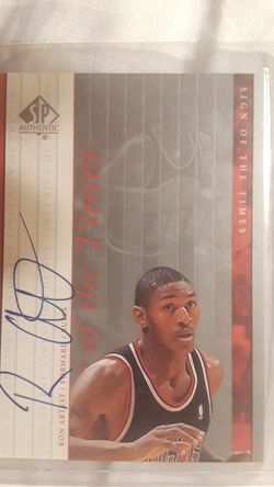 2000 sign of the times Ron Artest