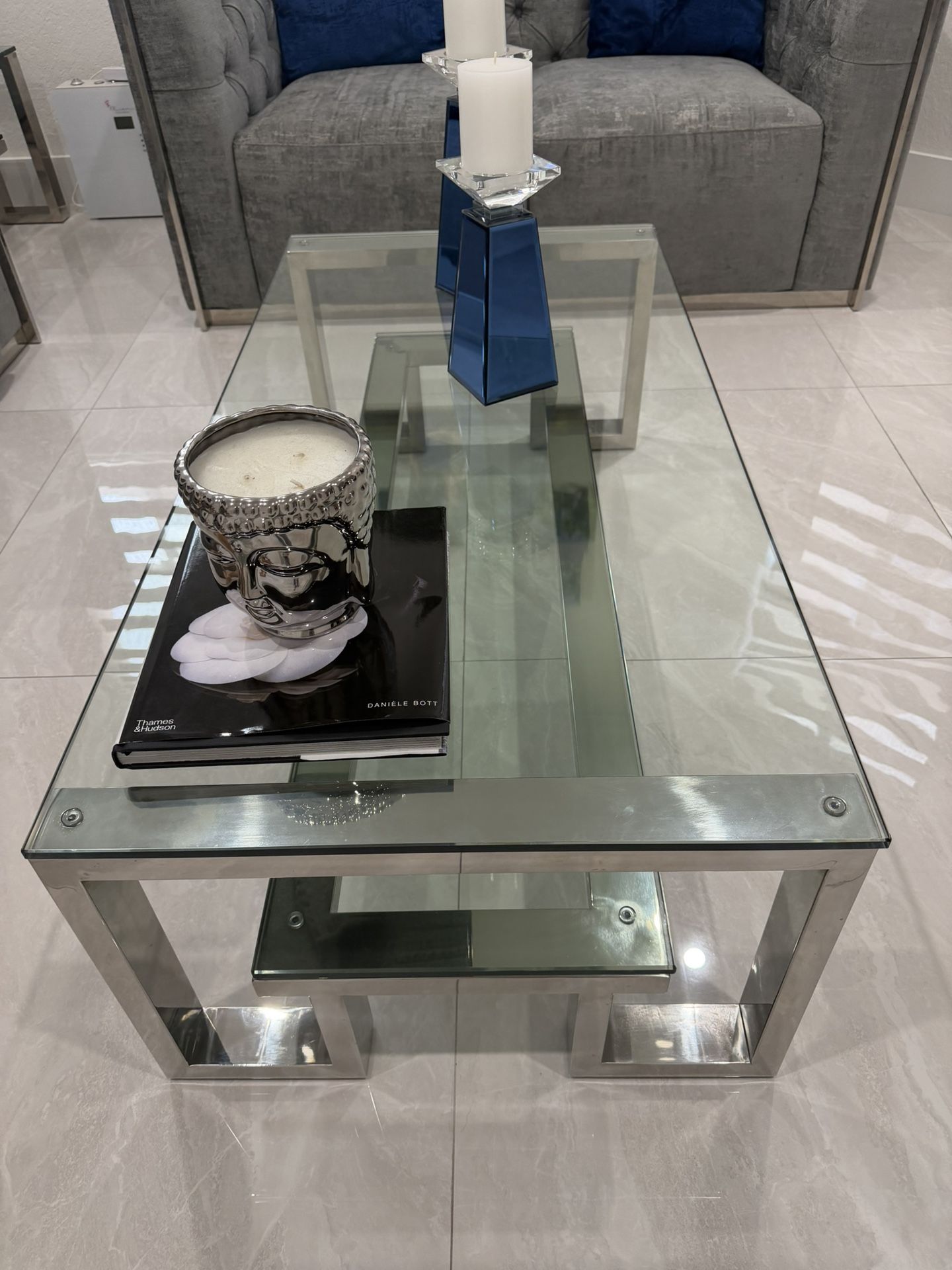 glass table