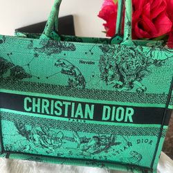 Dior Green tote bag