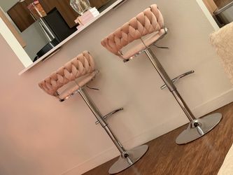 Pink 2 barstools