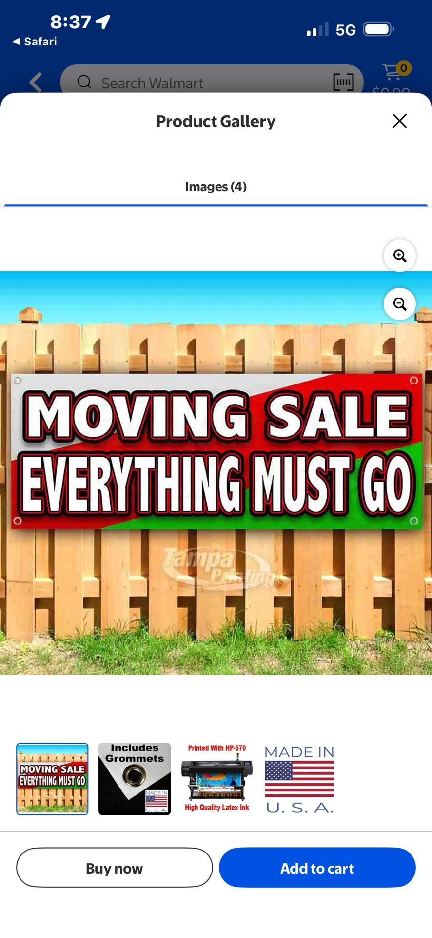 Moving Sale