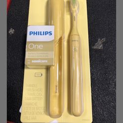 Philips Sonicare Battery Toothbrush, Mango Yellow, HY1100/02