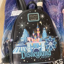 Brand New Loungefly Disneyland Park Backpack With Tags 
