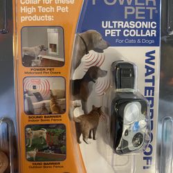 Ultrasonic Pet Collar  New In Package