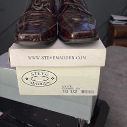 Men’s Steve Madden Snake Skin Dress Shoes