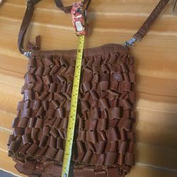 TWO -2 Beautiful Unisex Leather Crossbody Bags