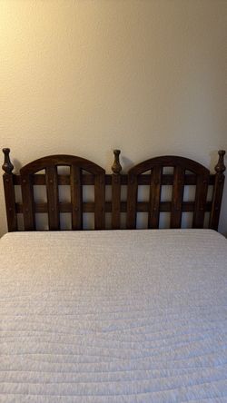 Vintage bed frame Queen size