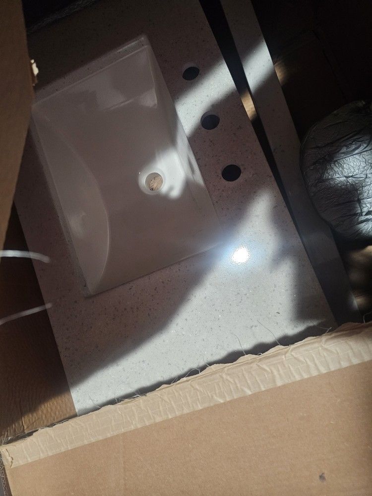 Double Sink Brand New, Vanity Top