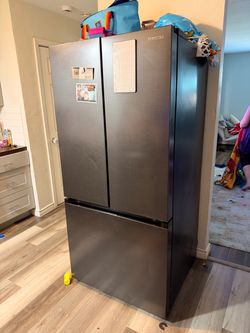 Samsung French Door Refrigerator Black Stainless