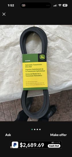 GX20006 Hydrostatic Transmission Drive Belt for JOHN DEERE