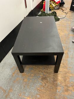 Black coffee table