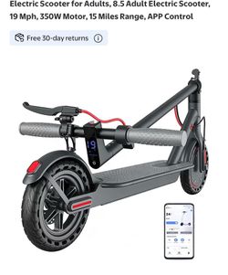 Electric Scooter for Adults, 8.5 Adult Electric Scooter, 19 Mph, 350W Motor, 15 Miles Range, APP Control