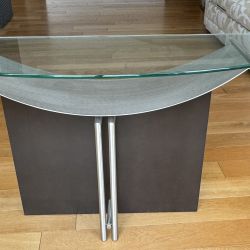Console Table With Glass Top