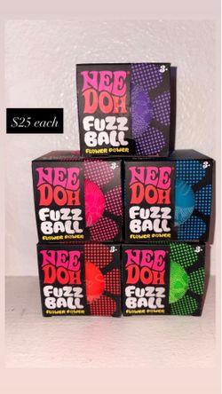 Needoh fuzz balls flower power $25 each
