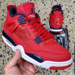 Men Retro Jordan 4 Fiba size 12.5