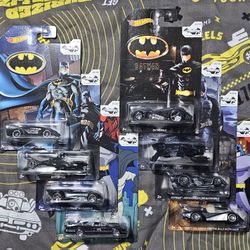 Hot Wheels 2014 75 years of Batman complete set of 8