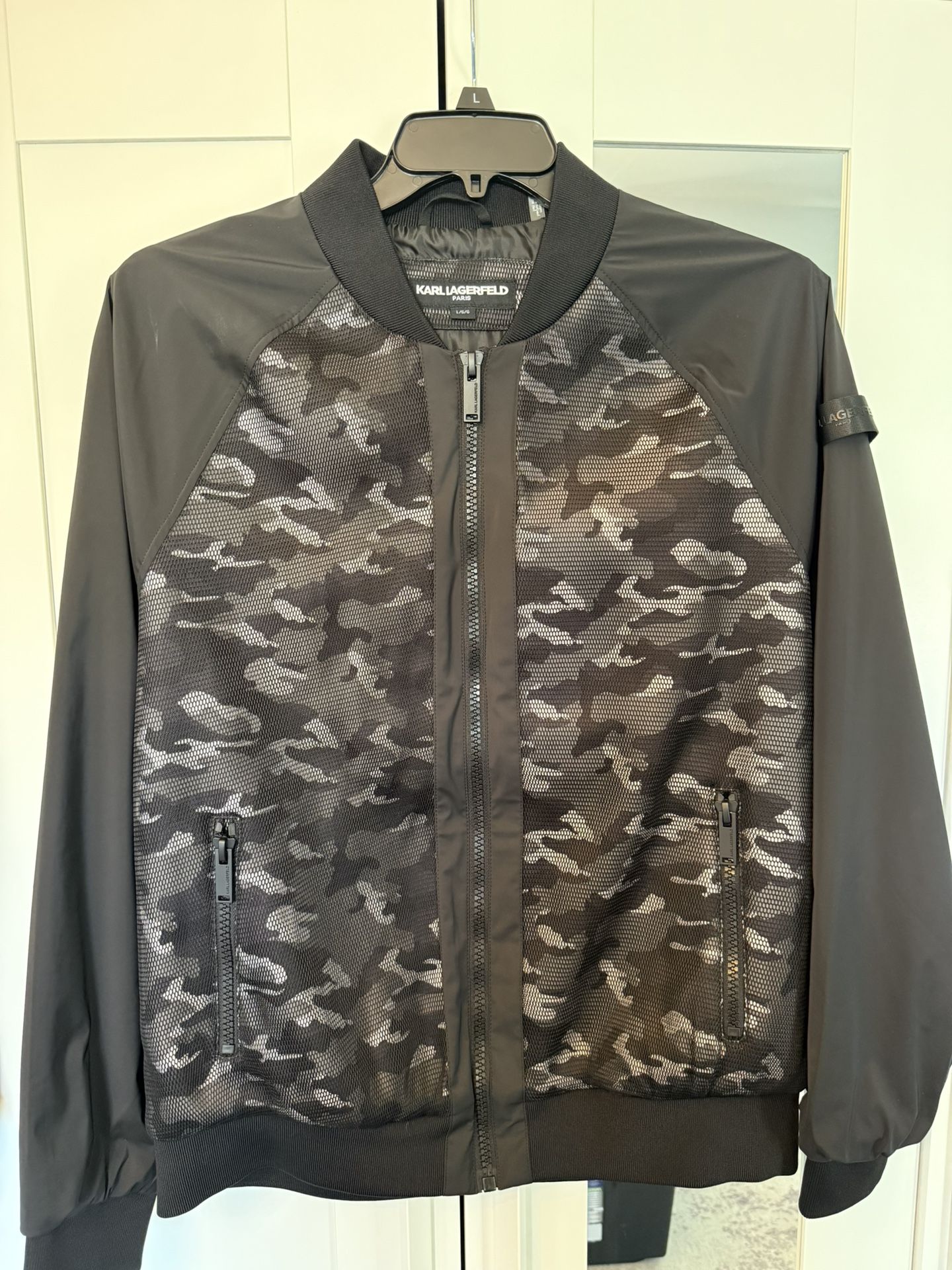 Karl Lagerfeld Bomber Jacket - Size L - Excellent Condition