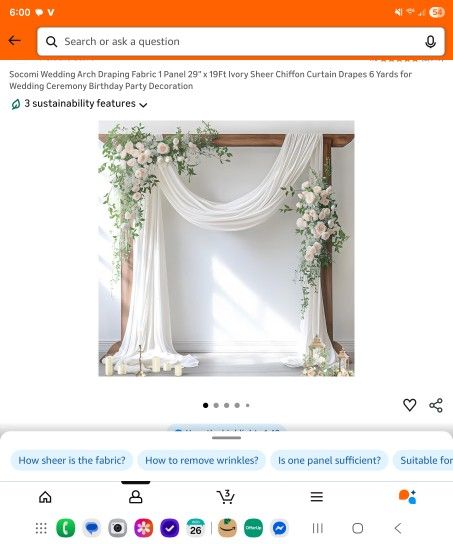 Wedding Arch Draping