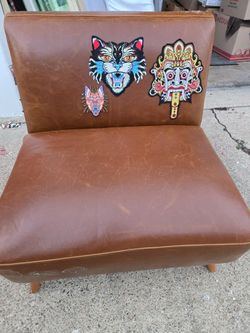 Sillon De Piel EN BUENAS CONDICIONES