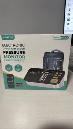 New Runstar Elctronic Upper Arm Pressure Monitor System