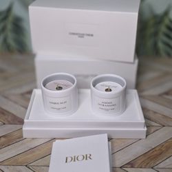 Dior La Collection Privée Candle Set – Ambre Nuit & Jardin d’Orangers
