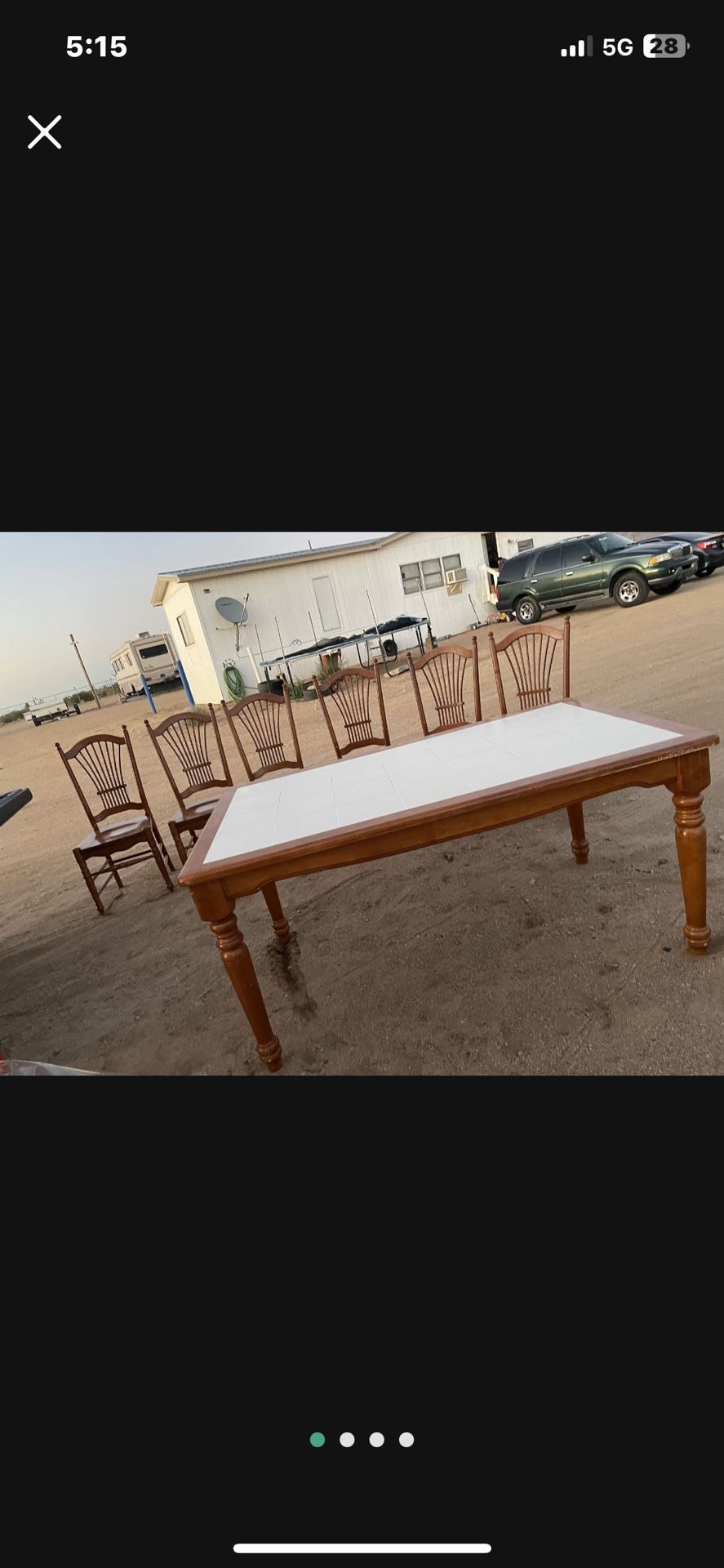 🌿DINNER TABLES WITH CHAIRS $299 EACH SET