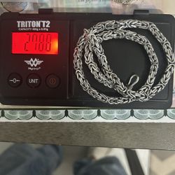 Silver Byzantine Chain Necklace