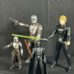 Star Wars And Mandalorian Action Figures 