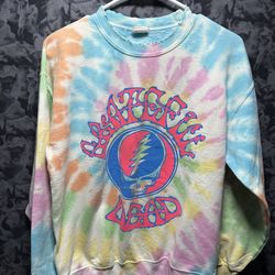 Rare Vintage MadeWorn Tie-Dye Grateful Dead Sweatshirt Size S  This rare vintage MadeWorn Tie-Dye Grateful Dead sweatshirt in size S is a unique and e