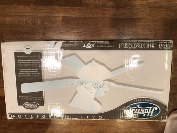 Hunter Ceiling Fan Model 20763 52 Inch New In Box Never Opened