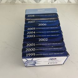 1(contact info removed) mint proof sets.