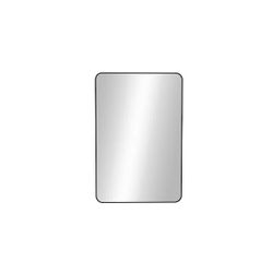 Home Decorators 24x36 Black Aluminum Framed Bathroom Mirror 2436-AL067B - New