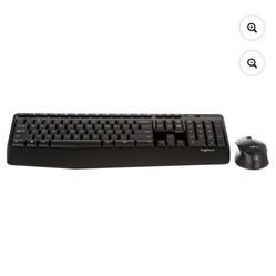 Logitech MK345 Wireless Combo with Full-Size Keyboard and Right-Handed Mouse -