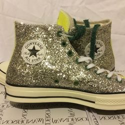 BRAND NEW SPARKLY HITOP CONVERSE ALL STAR UNISEX SHOES