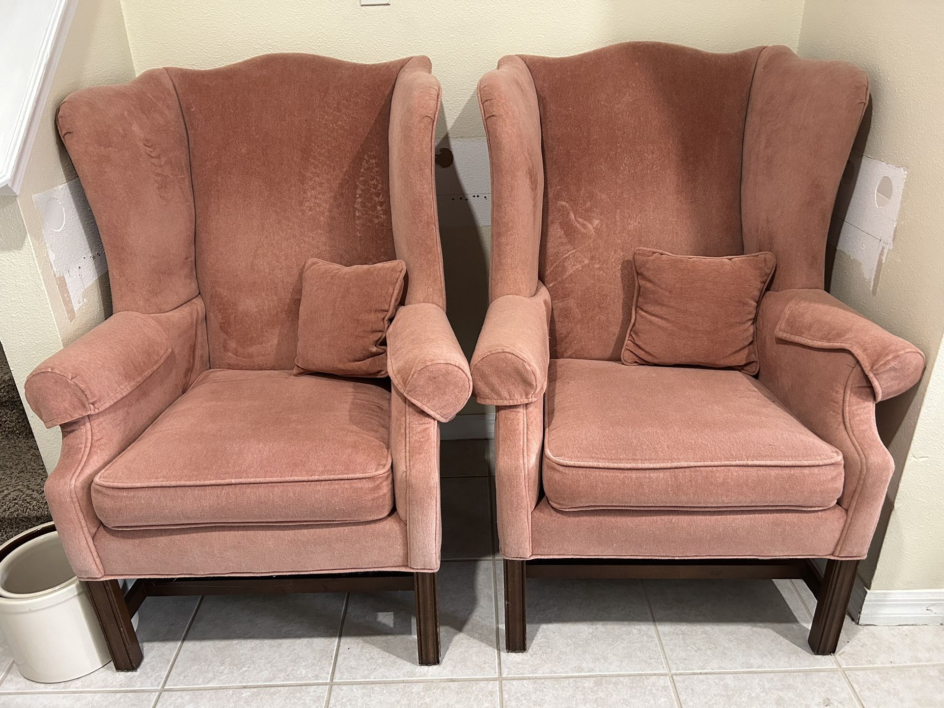 Ethan Allen Wing Back Chairs