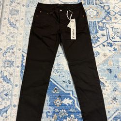 Black Purple Jeans 